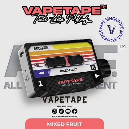 Vape Tape 8000 puff disposable vape - Vape Singapore SG Vape