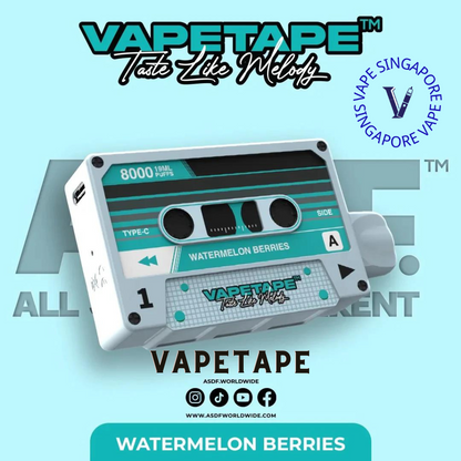 Vape Tape 8000 puff disposable vape - Vape Singapore SG Vape