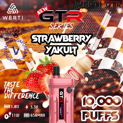 Werti GTR 10,000 puff disposable vape - Vape Singapore SG Vape