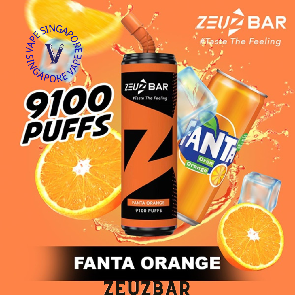 Zeuz Bar 9100 puff disposable vape - Vape Singapore SG Vape