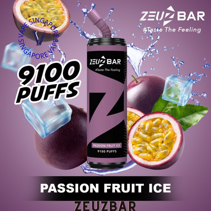 Zeuz Bar 9100 puff disposable vape - Vape Singapore SG Vape