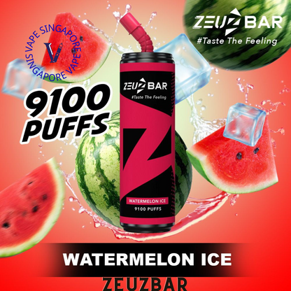 Zeuz Bar 9100 puff disposable vape - Vape Singapore SG Vape